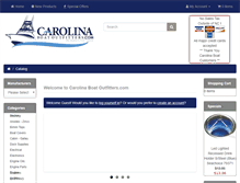 Tablet Screenshot of carolinaboatoutfitters.com